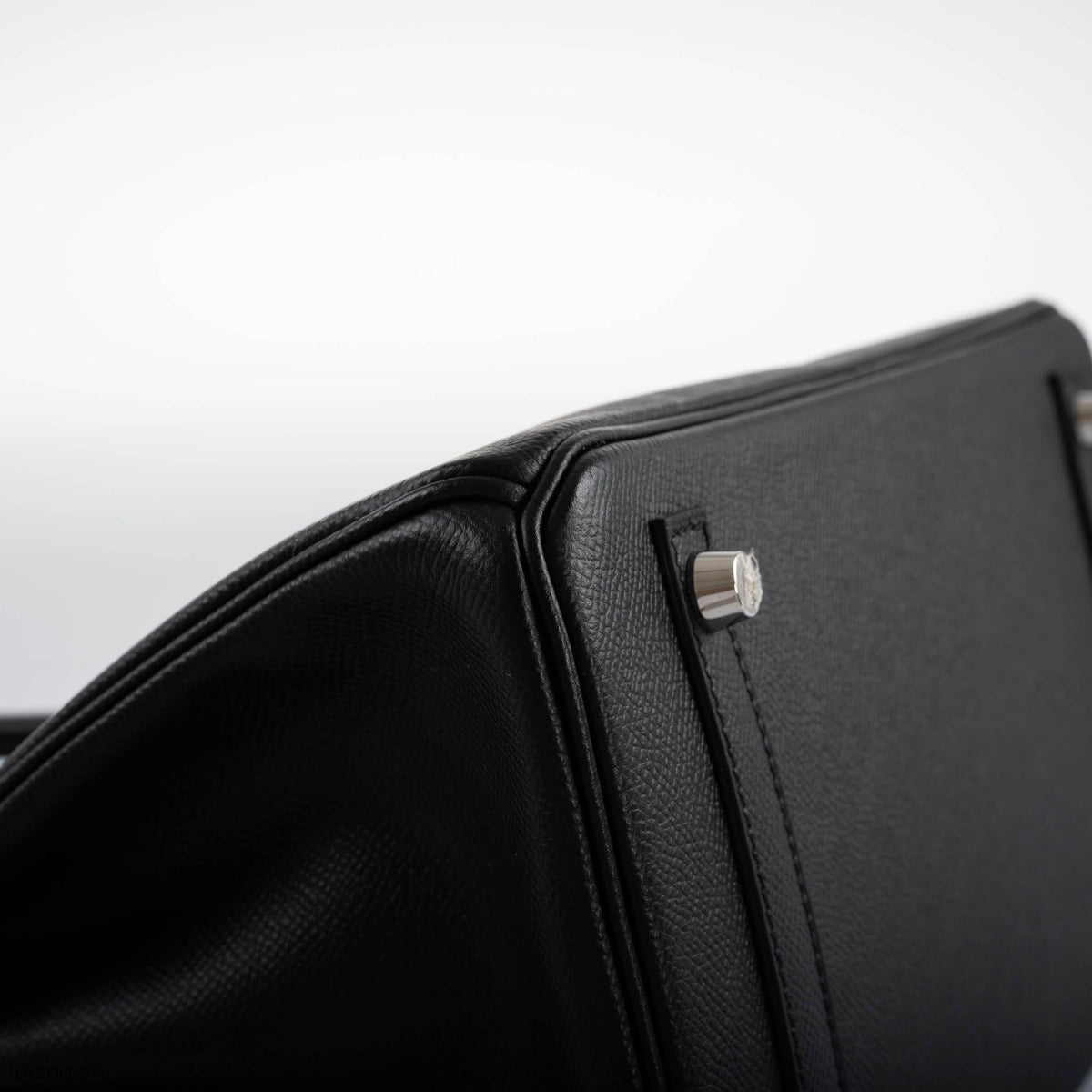 Hermes Birkin 30 Black Epsom with Palladium Hardware Hermes