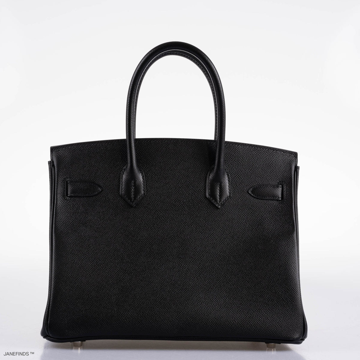 Hermes Birkin 30 Black Epsom with Palladium Hardware Hermes