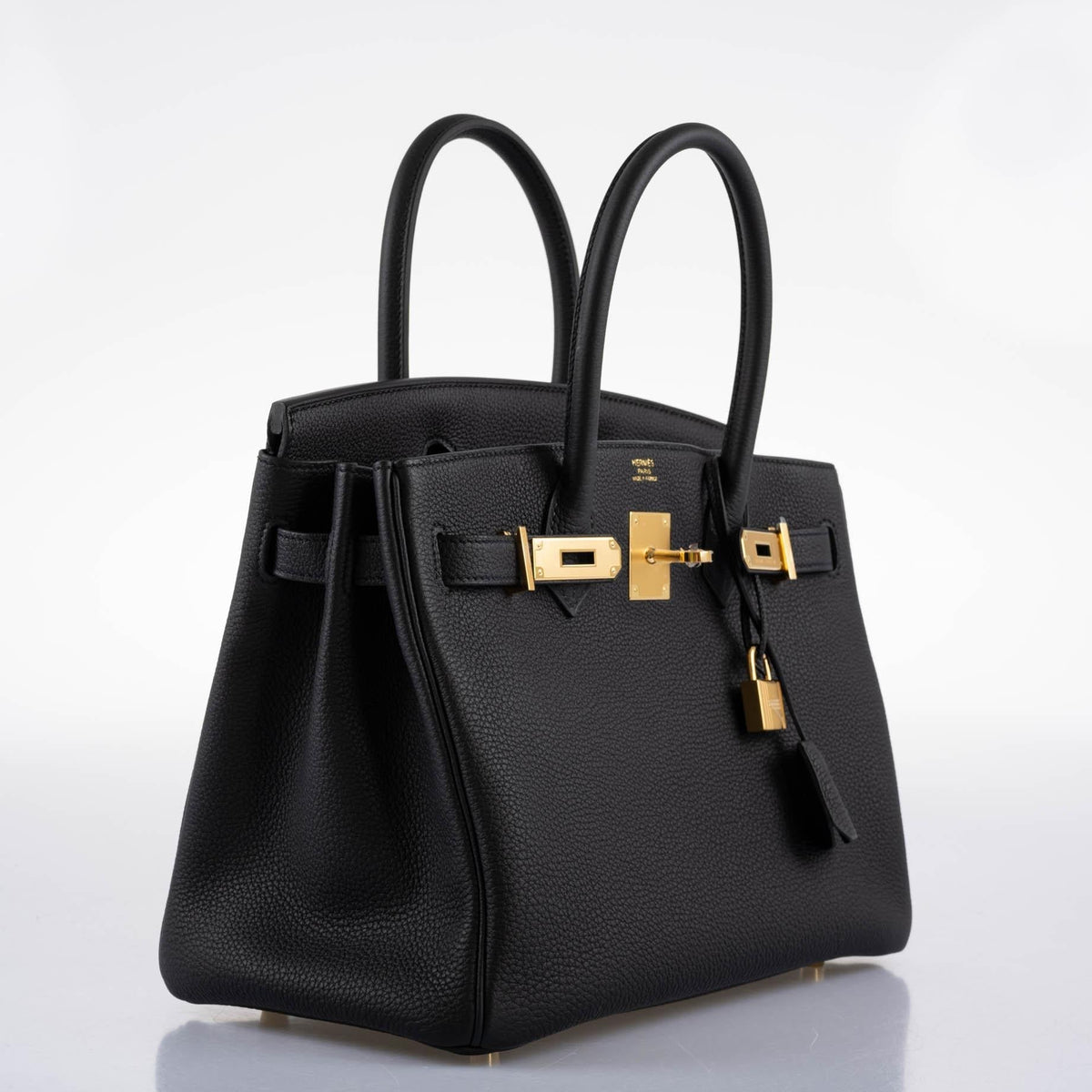 Hermes Birkin 30 Black Togo Gold Hardware Hermes