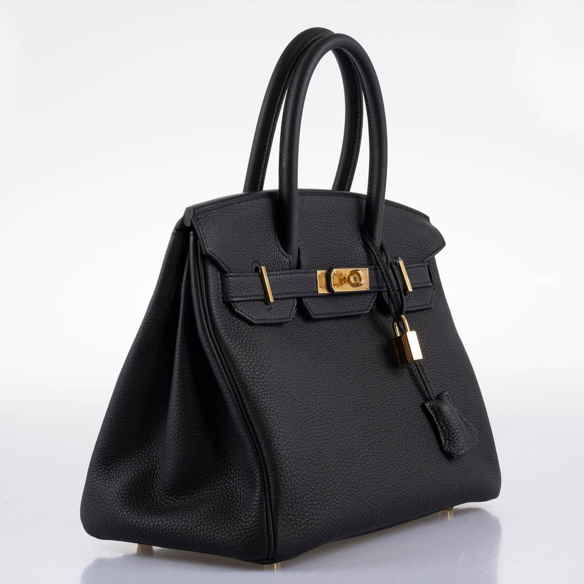 Hermes Birkin 30 Black Togo Gold Hardware Hermes