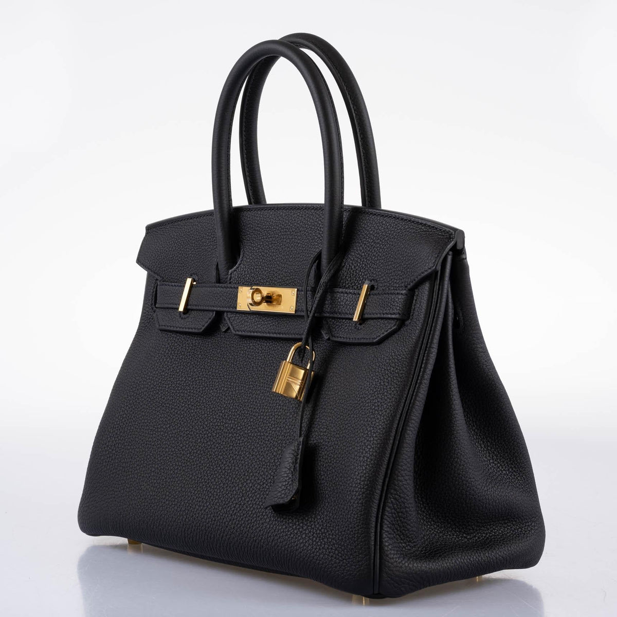 Hermes Birkin 30 Black Togo Gold Hardware Hermes