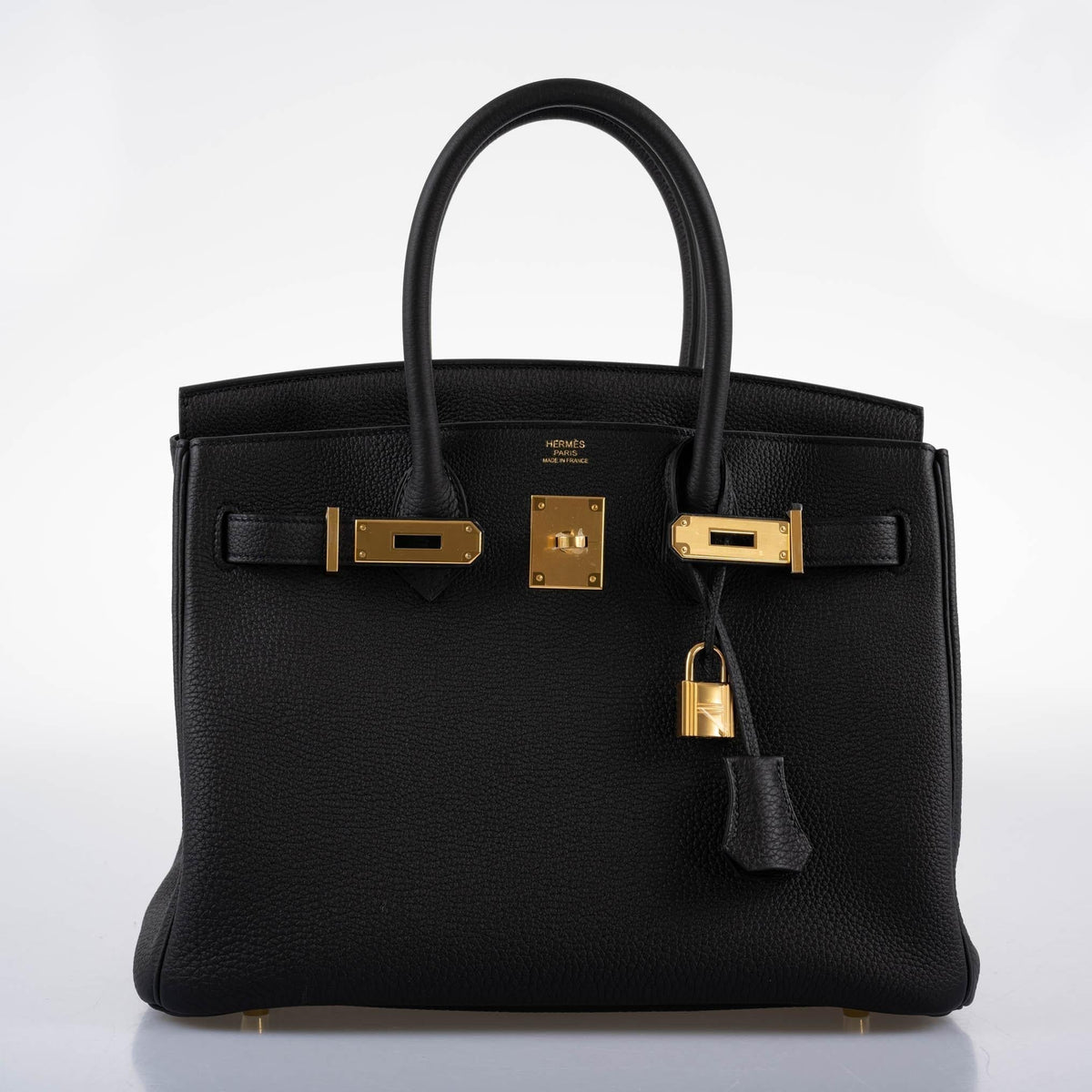 Hermes Birkin 30 Black Togo Gold Hardware Hermes