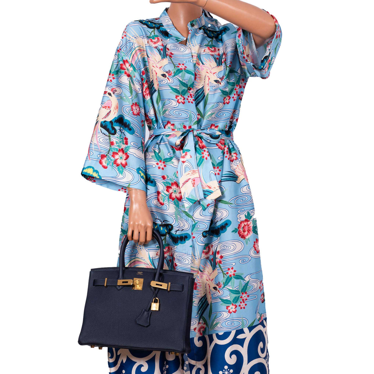 Hermes Birkin 30 Bleu (Blue) Nuit Togo with Gold Hardware Hermes