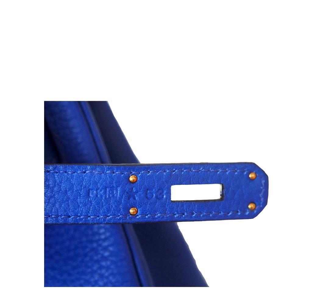 Hermès Birkin 30 Blue Electric Candy Bag GHW BagAg