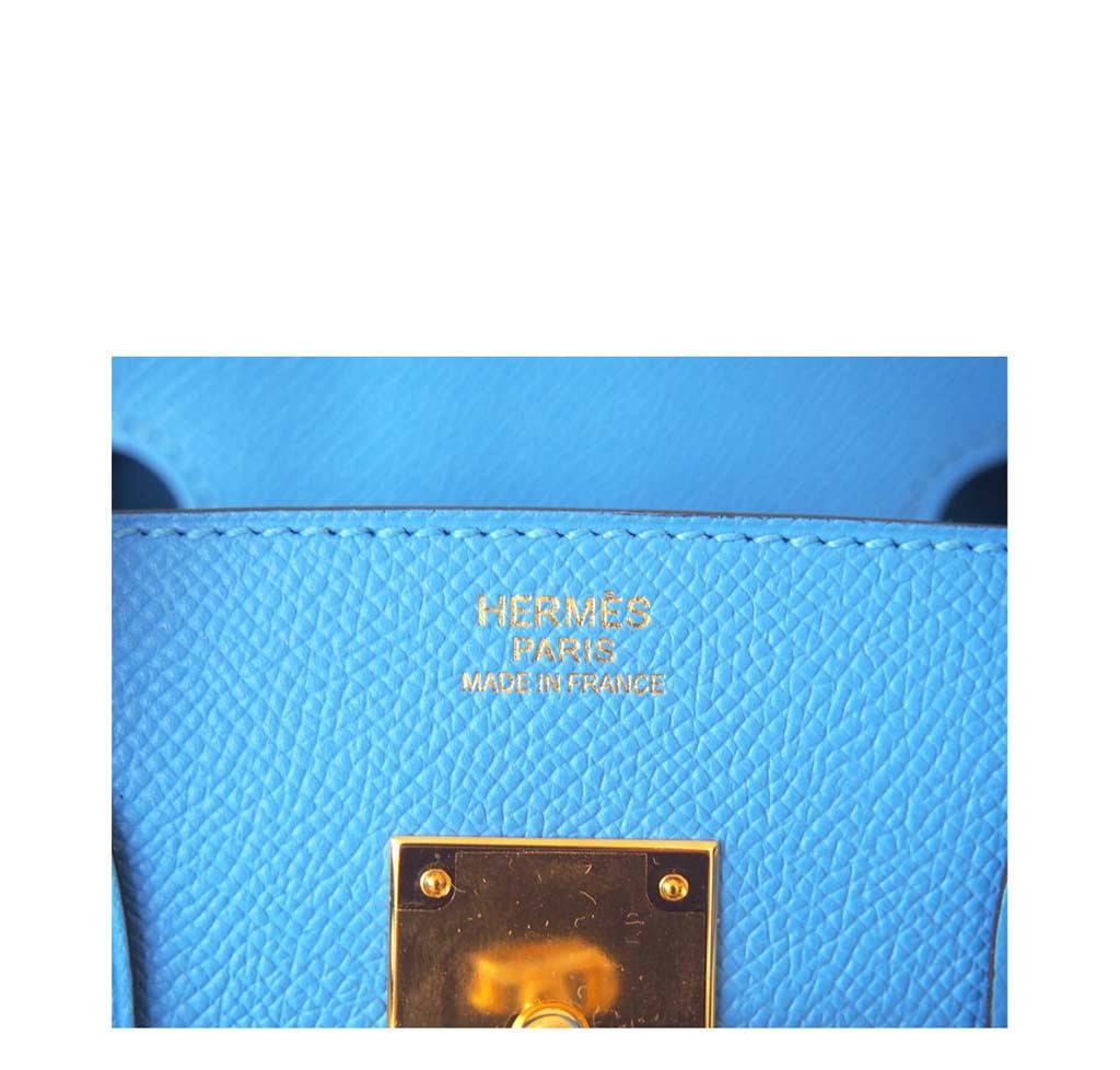 Hermès Birkin 30 Blue Paradise Epsom Bag GHW BagAg