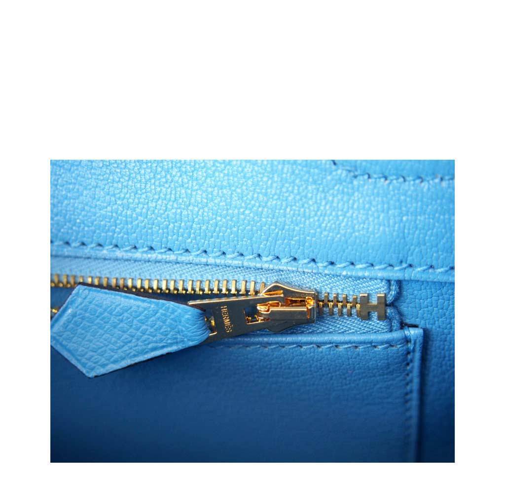 Hermès Birkin 30 Blue Paradise Epsom Bag GHW BagAg