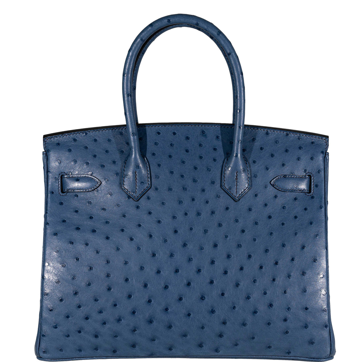 Hermes Birkin 30 Blue Roi Ostrich Gold Hardware Hermes