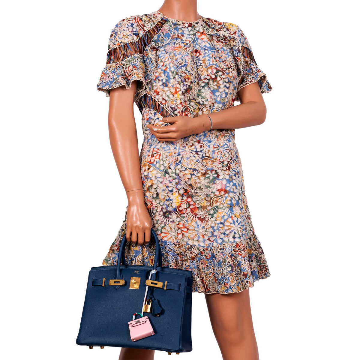 Hermes Birkin 30 Deep Blue Epsom with Gold Hardware Hermes