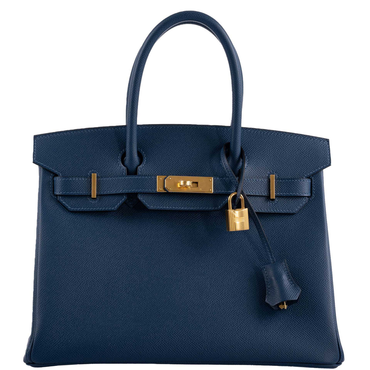 Hermes Birkin 30 Deep Blue Epsom with Gold Hardware Hermes