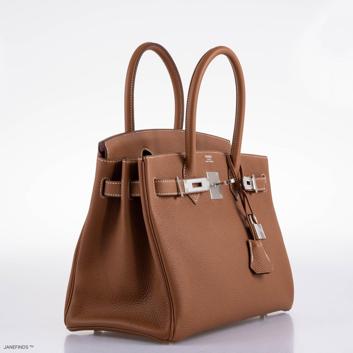 Hermes Birkin 30 Gold Togo with Palladium Hardware Hermes