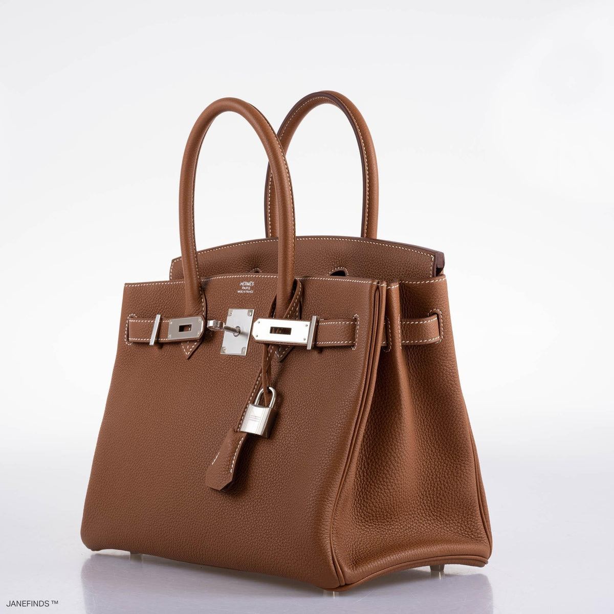 Hermes Birkin 30 Gold Togo with Palladium Hardware Hermes