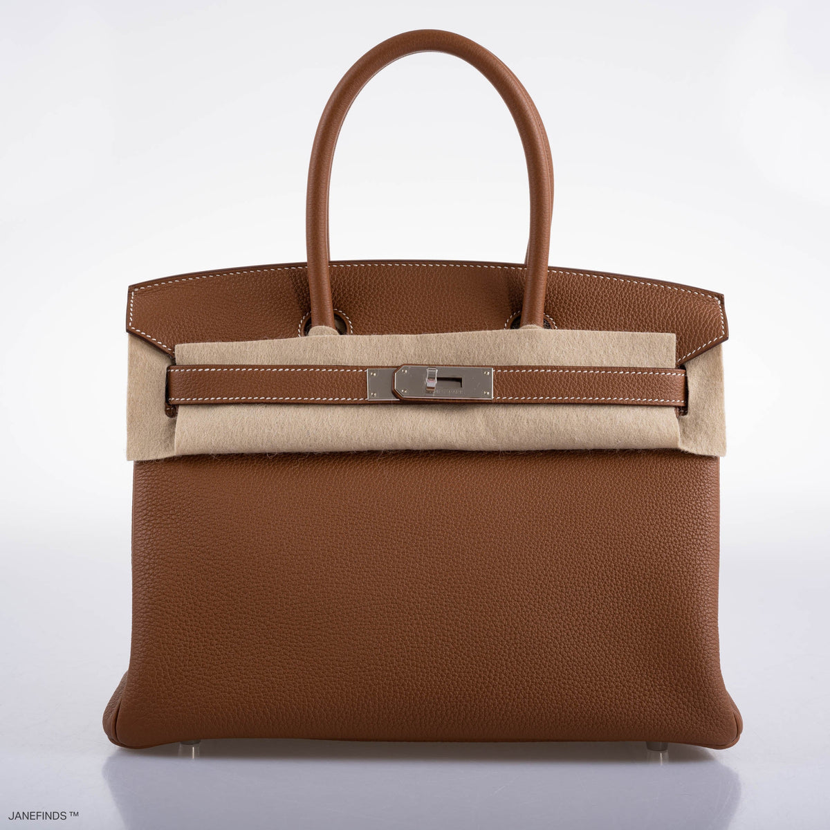 Hermes Birkin 30 Gold Togo with Palladium Hardware Hermes