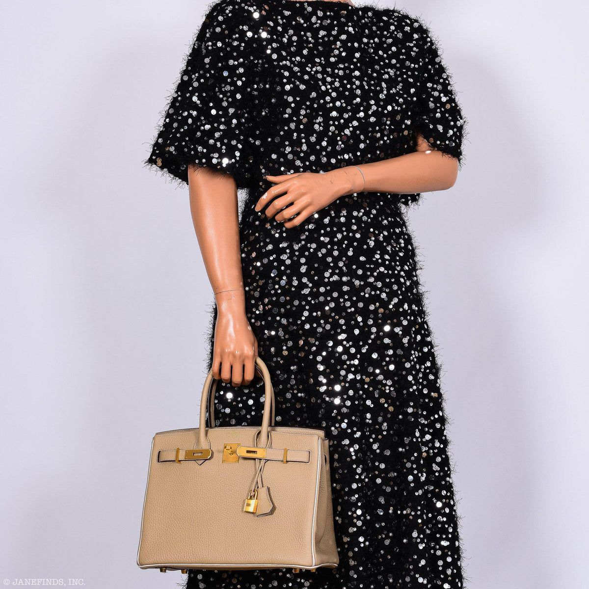 Hermes Birkin 30 HSS Trench & Craie Piping Togo Brushed Gold Hardware Hermes