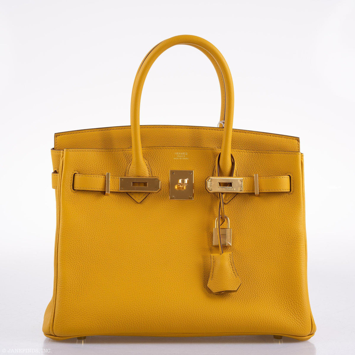 Hermes Birkin 30 Jaune Ambre Togo Gold Hardware Hermes