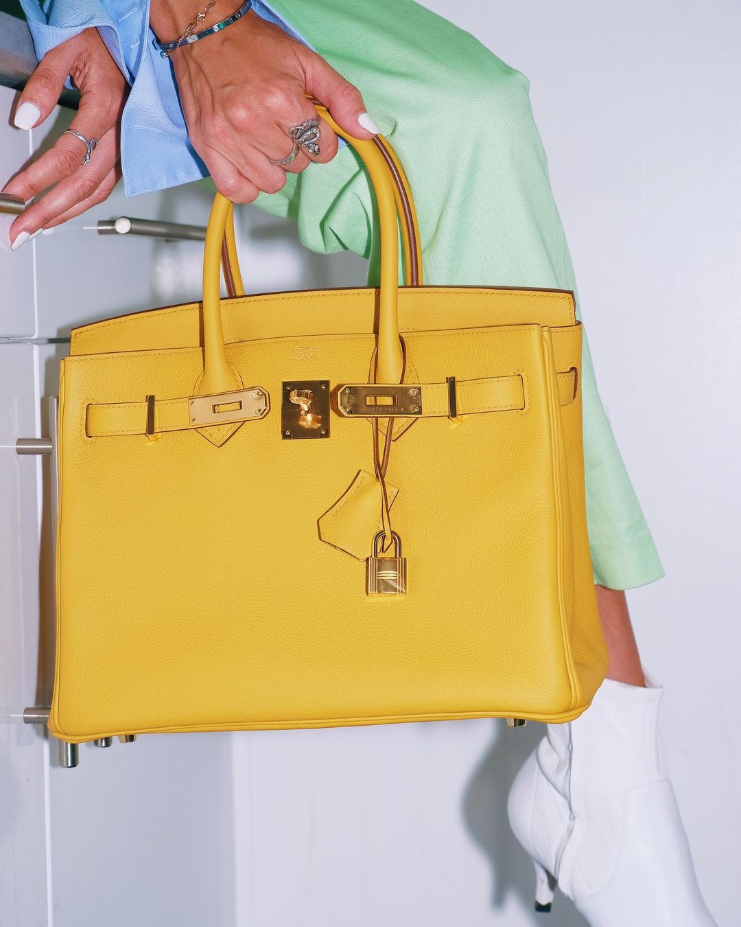 Hermes Birkin 30 Jaune Ambre Togo Gold Hardware Hermes