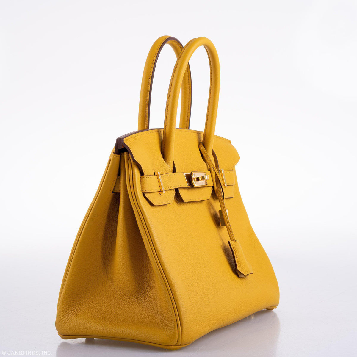 Hermes Birkin 30 Jaune Ambre Togo Gold Hardware Hermes