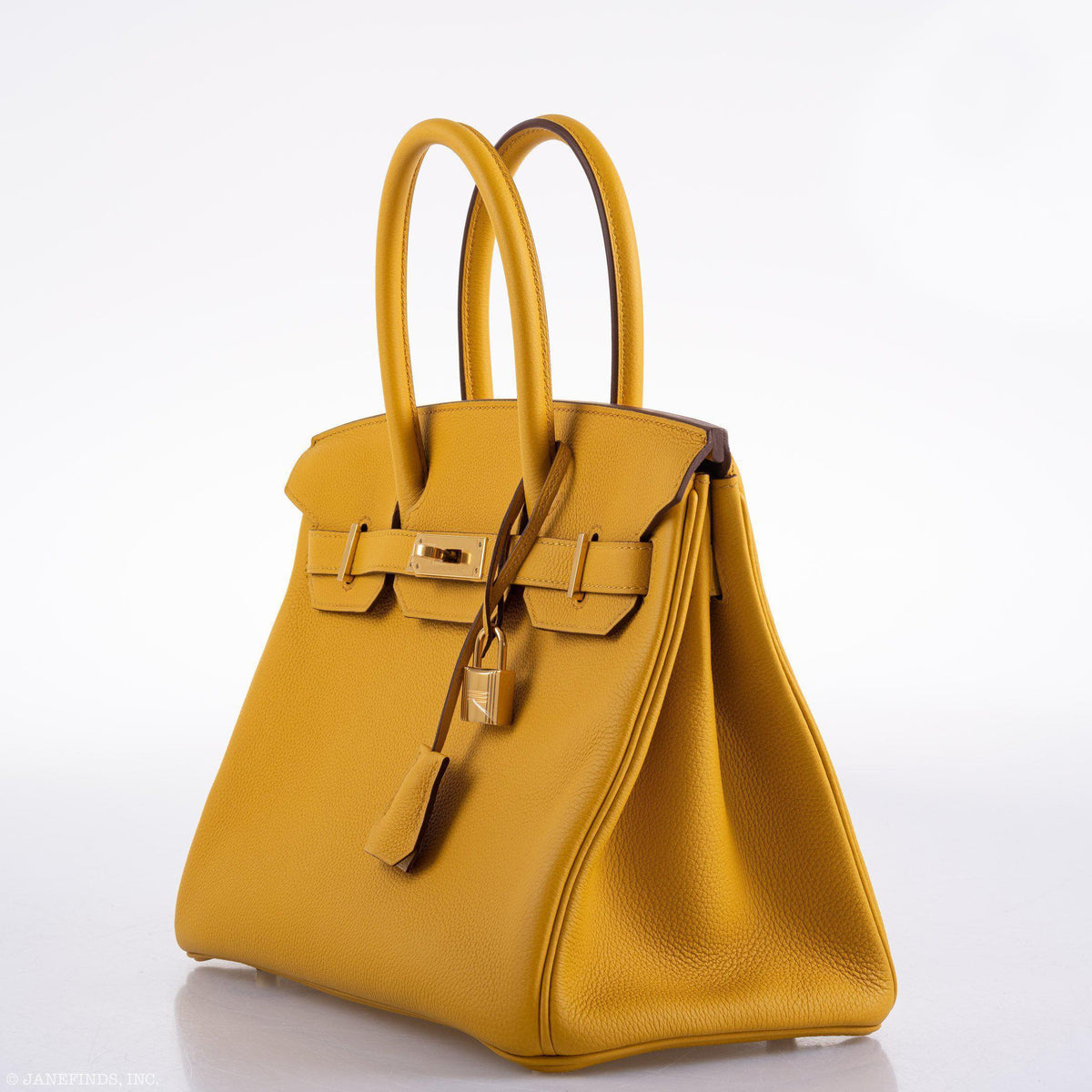 Hermes Birkin 30 Jaune Ambre Togo Gold Hardware Hermes