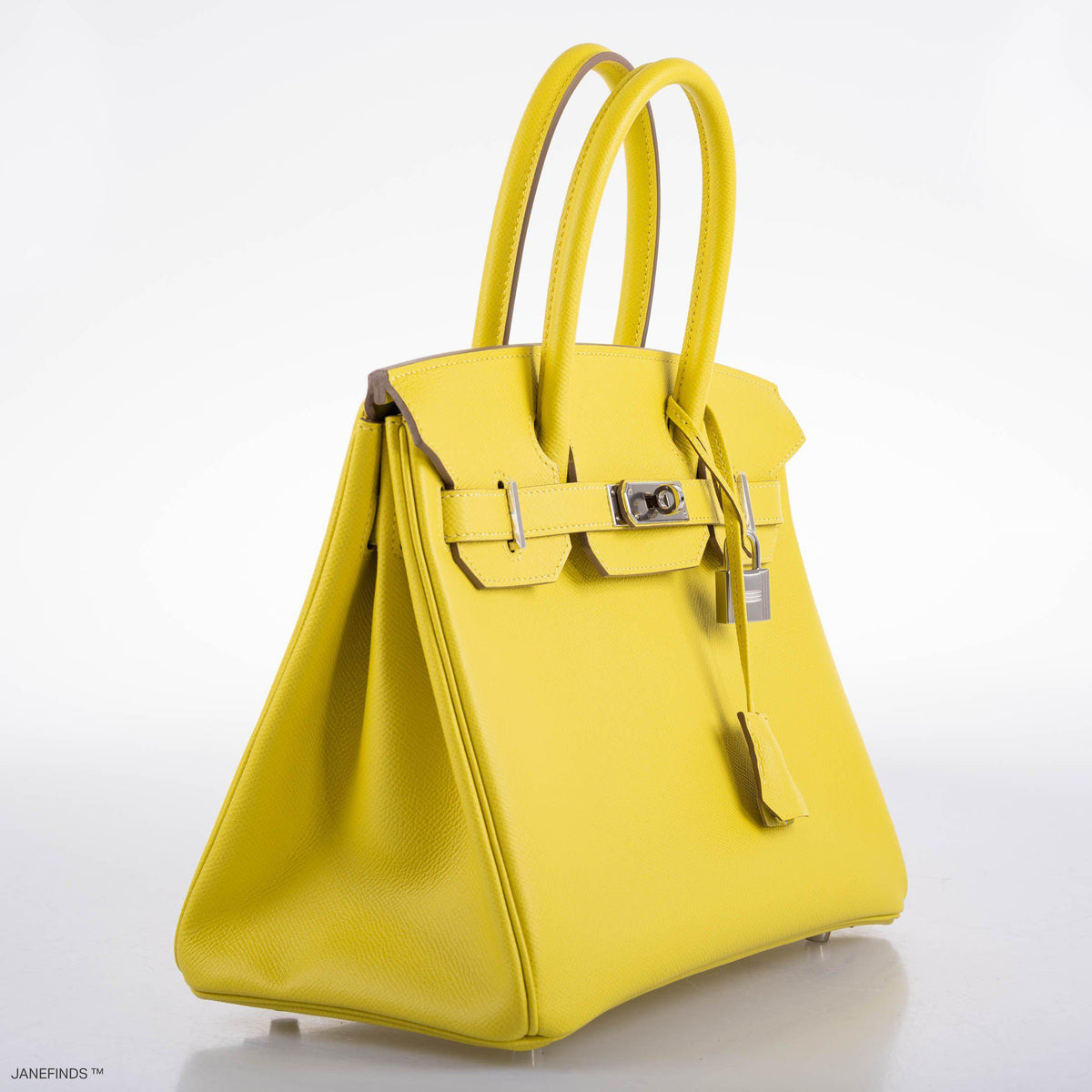 Hermes Birkin 30 Lime Epsom with Palladium Hardware Hermes