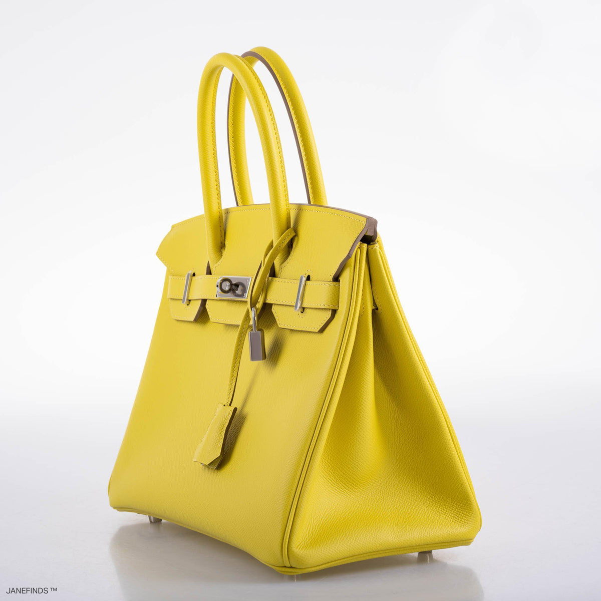 Hermes Birkin 30 Lime Epsom with Palladium Hardware Hermes
