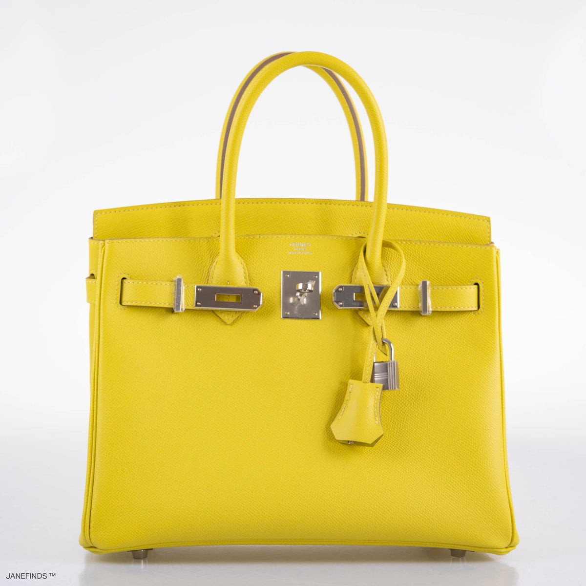 Hermes Birkin 30 Lime Epsom with Palladium Hardware Hermes