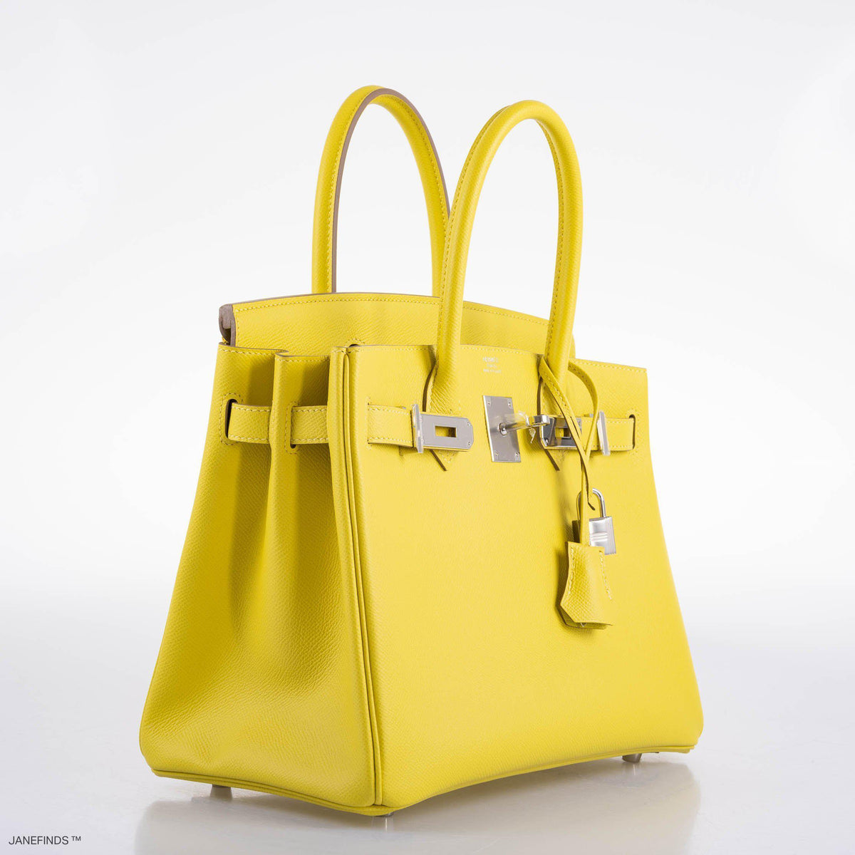 Hermes Birkin 30 Lime Epsom with Palladium Hardware Hermes