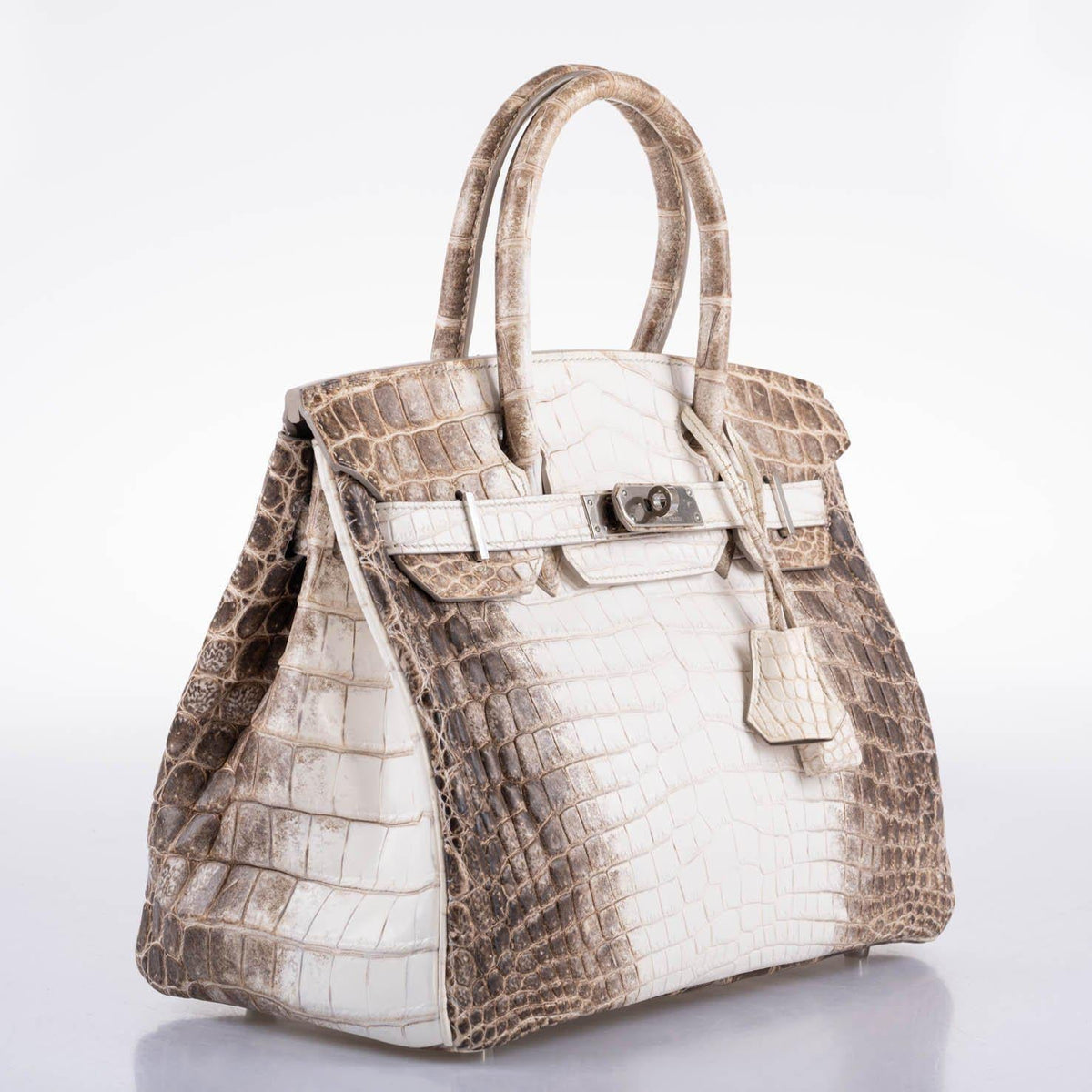Hermes Birkin 30 Matte Himalayan Niloticus Crocodile Palladium Hardware Hermes