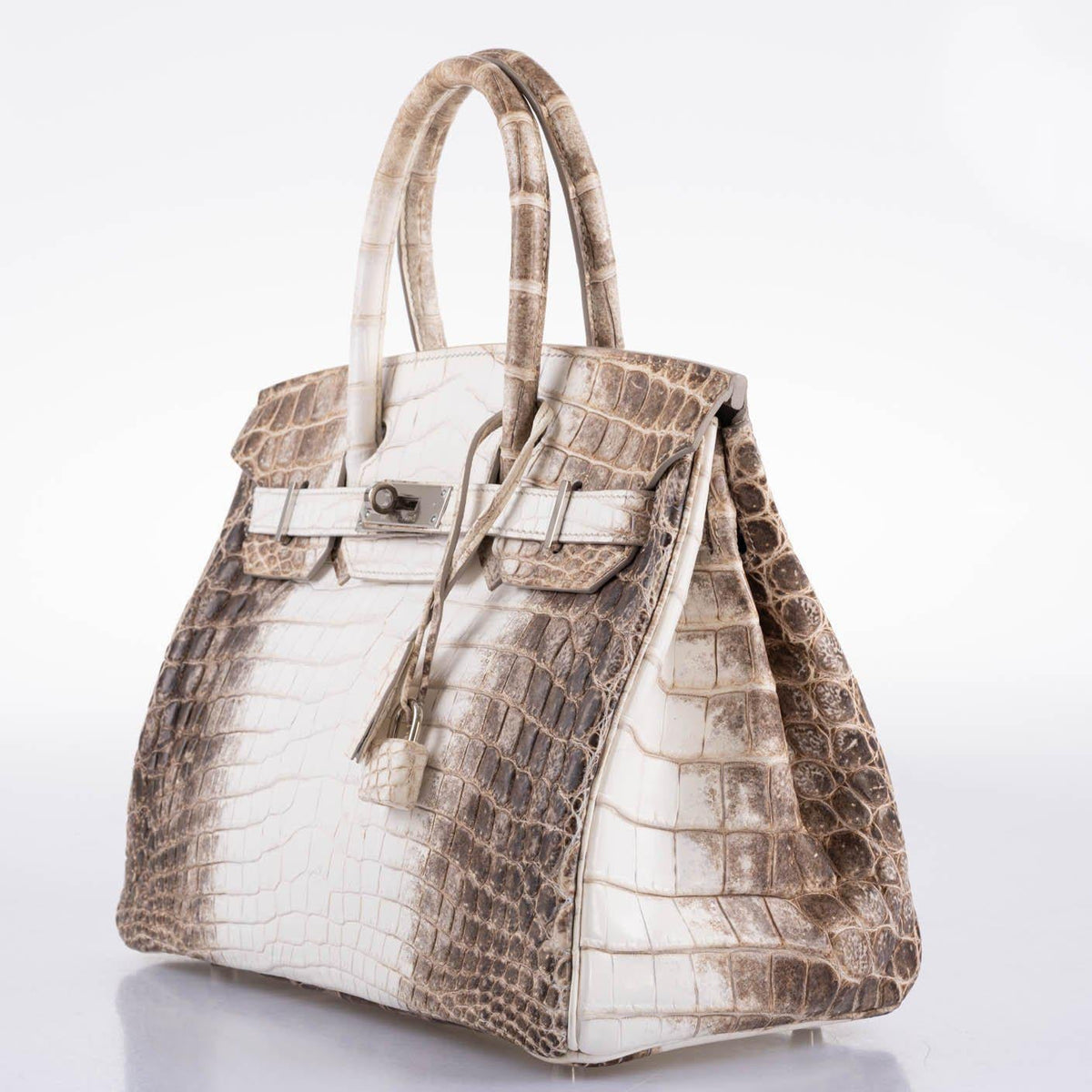 Hermes Birkin 30 Matte Himalayan Niloticus Crocodile Palladium Hardware Hermes