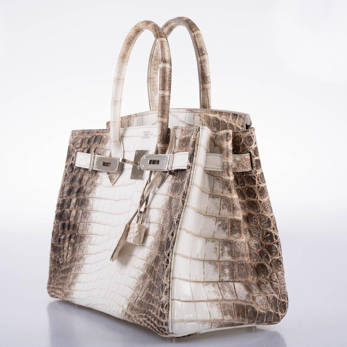 Hermes Birkin 30 Matte Himalayan Niloticus Crocodile Palladium Hardware Hermes