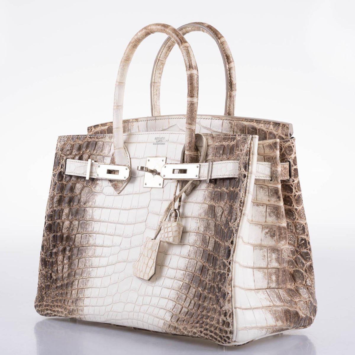Hermes Birkin 30 Matte Himalayan Niloticus Crocodile Palladium Hardware Hermes