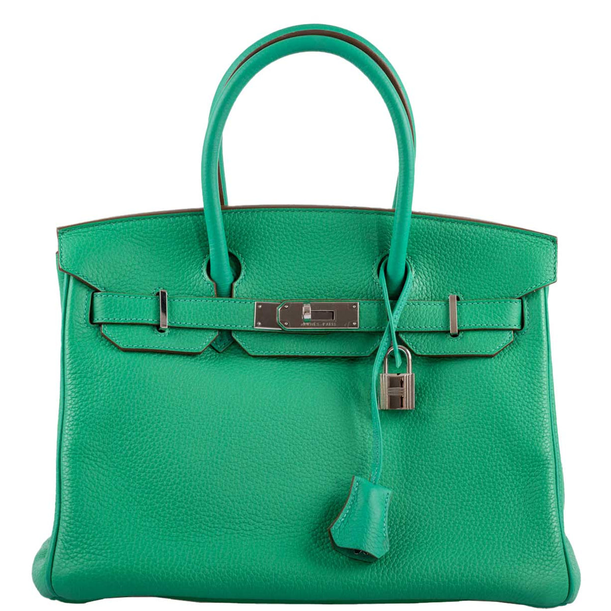 Hermes Birkin 30 Menthe Clemence with Palladium Hardware Hermes