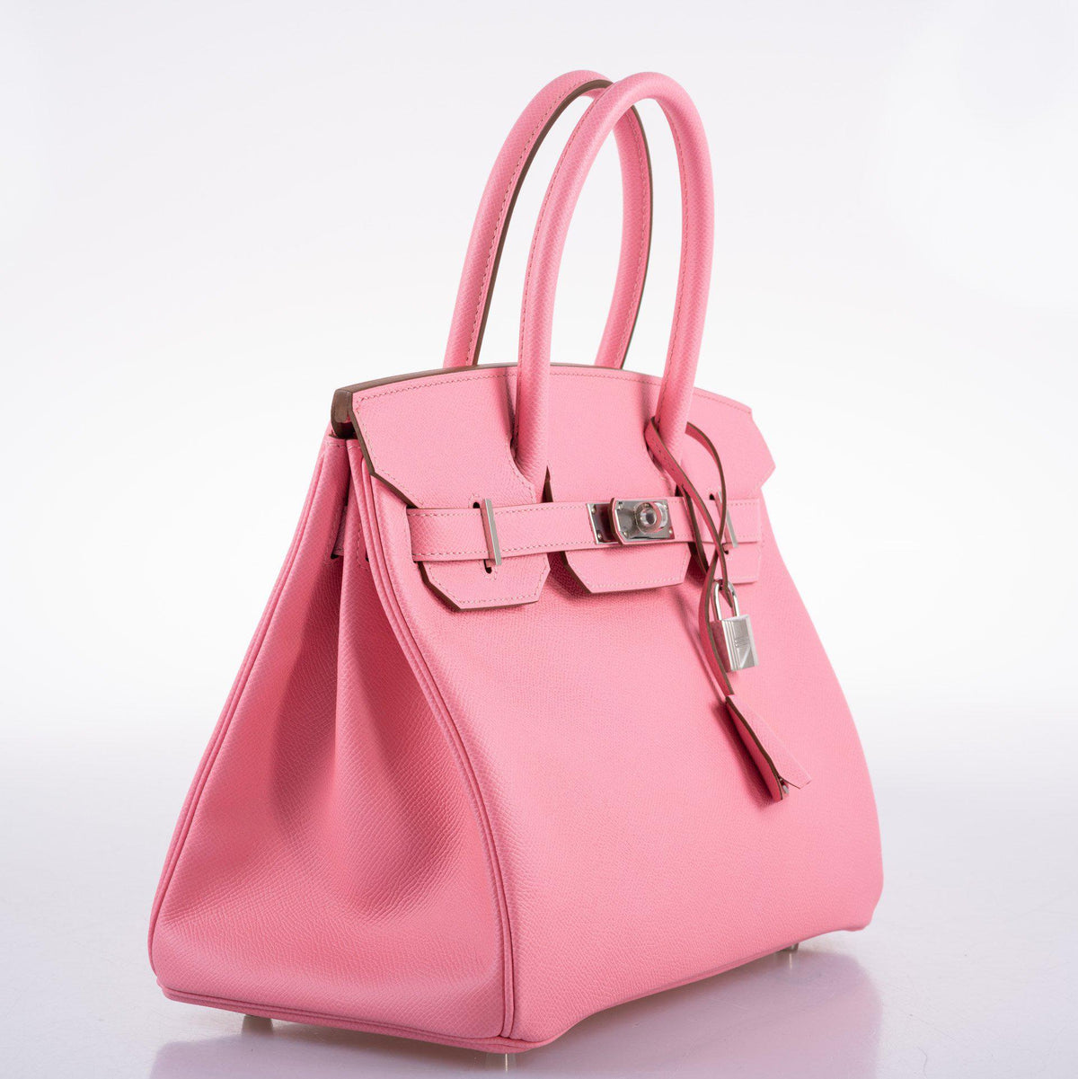 Hermes Birkin 30 Rose Confetti Epsom Palladium Hardware Hermes