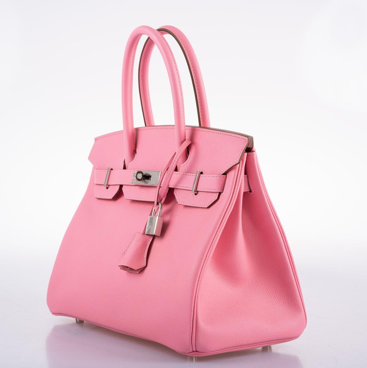 Hermes Birkin 30 Rose Confetti Epsom Palladium Hardware Hermes