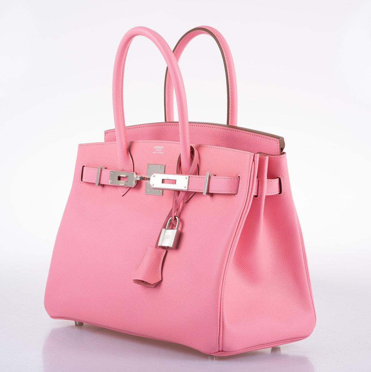 Hermes Birkin 30 Rose Confetti Epsom Palladium Hardware Hermes