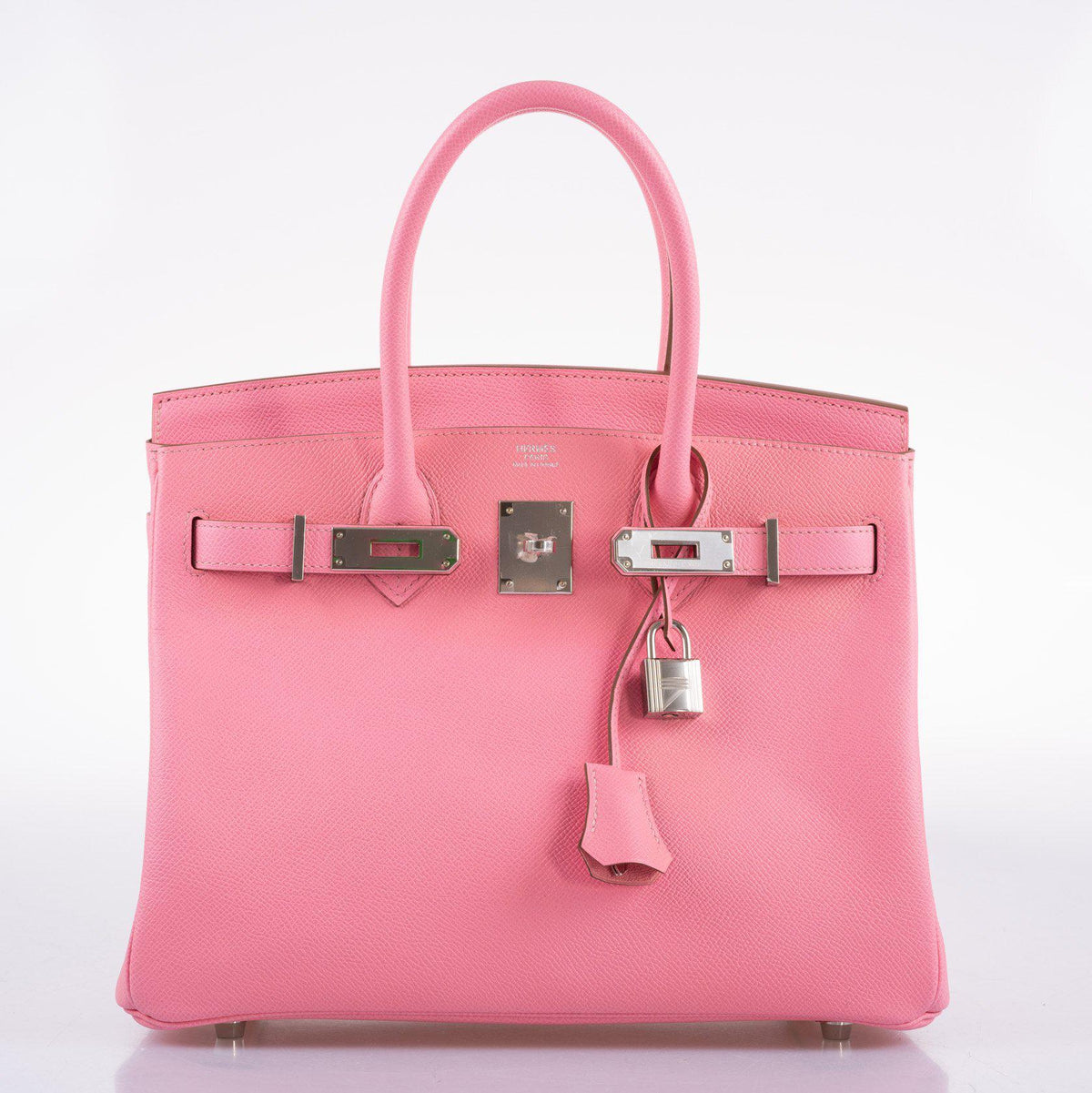 Hermes Birkin 30 Rose Confetti Epsom Palladium Hardware Hermes