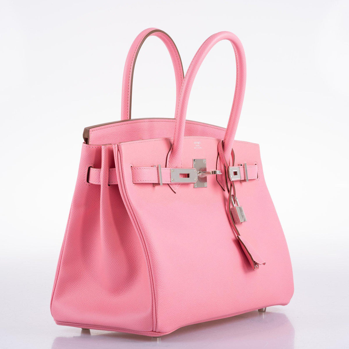 Hermes Birkin 30 Rose Confetti Epsom Palladium Hardware Hermes