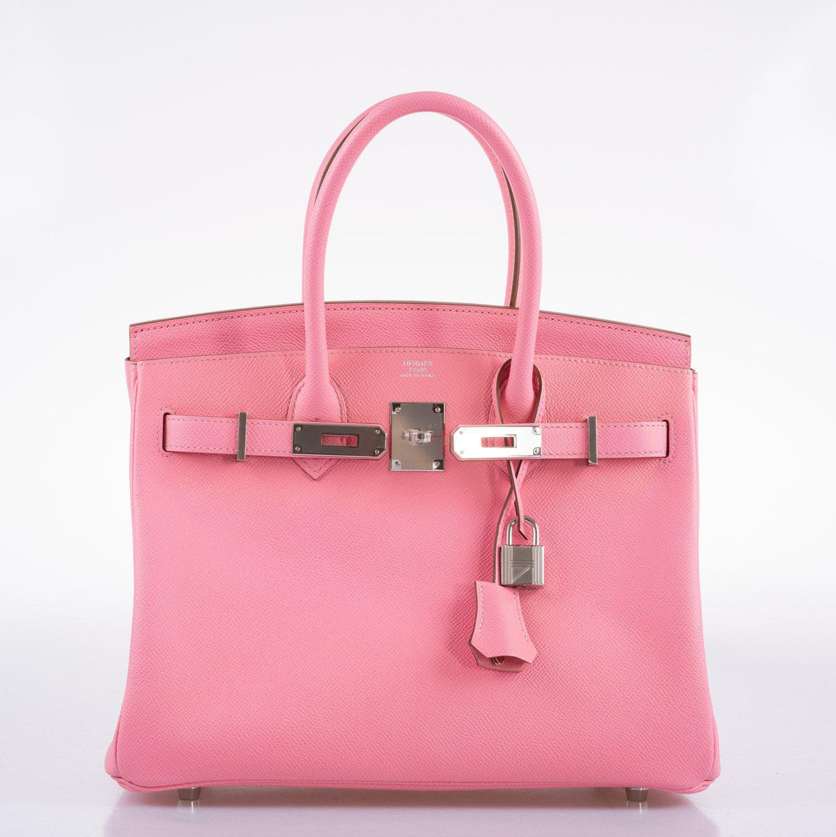 Hermes Birkin 30 Rose Confetti Epsom Palladium Hardware Hermes
