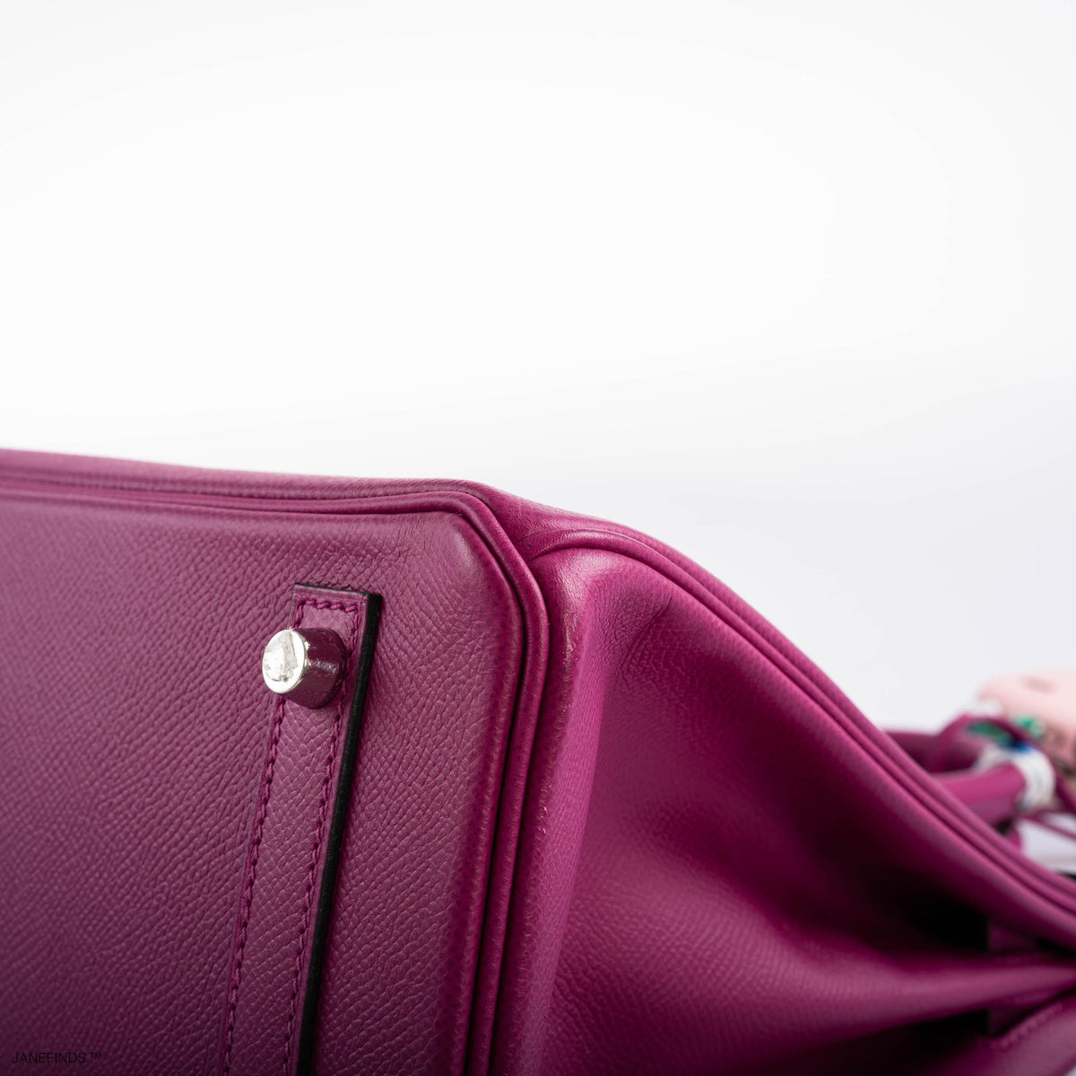 Hermes Birkin 30 Rose Pourpre Epsom with Palladium Hardware Hermes