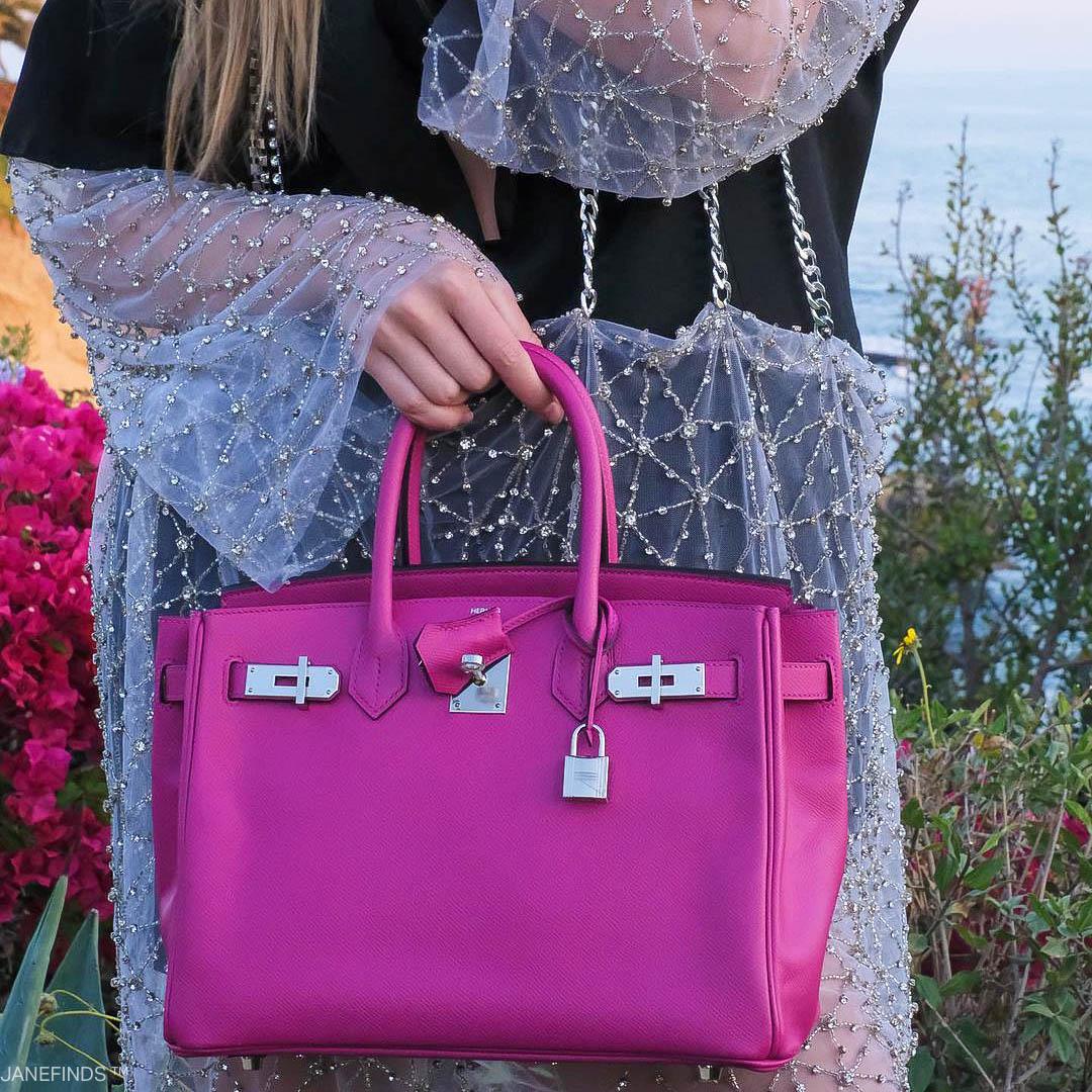 Hermes Birkin 30 Rose Pourpre Epsom with Palladium Hardware Hermes