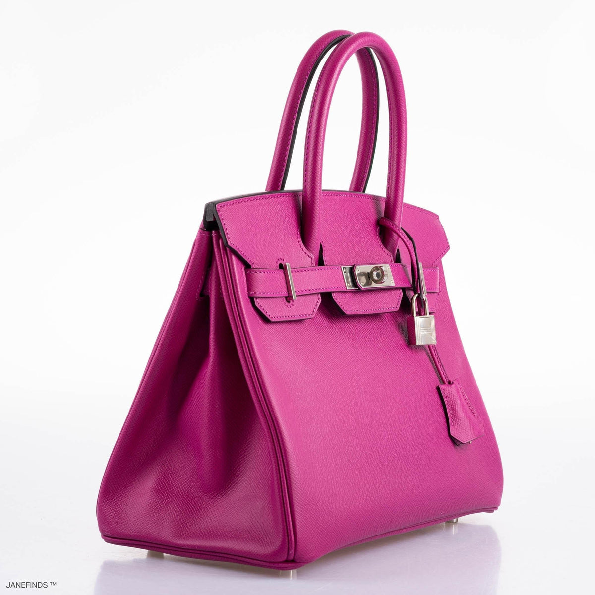 Hermes Birkin 30 Rose Pourpre Epsom with Palladium Hardware Hermes
