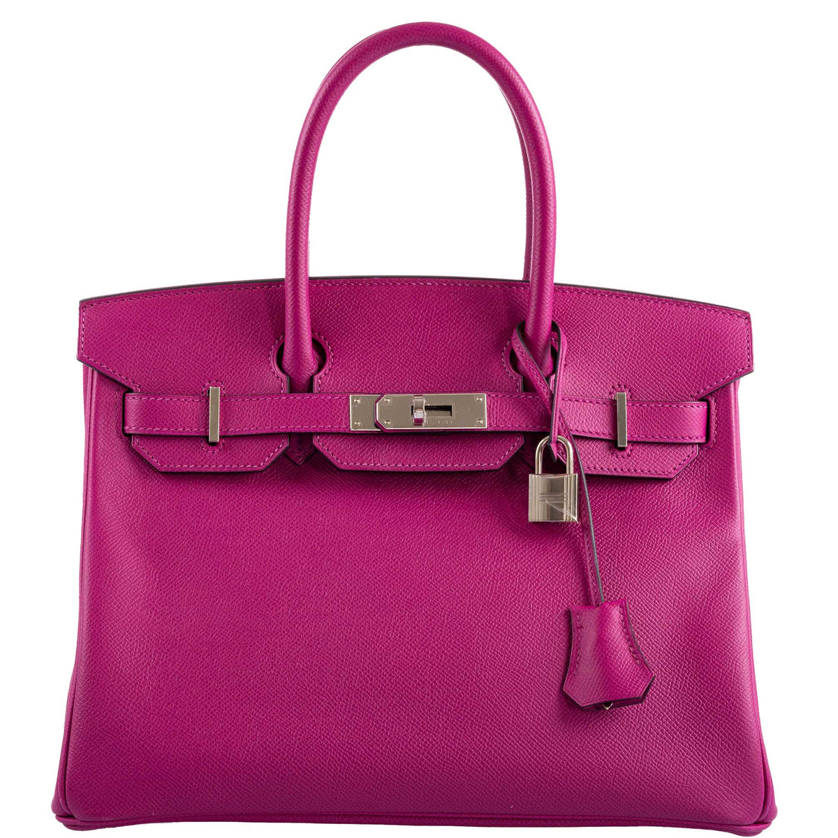 Hermes Birkin 30 Rose Pourpre Epsom with Palladium Hardware Hermes