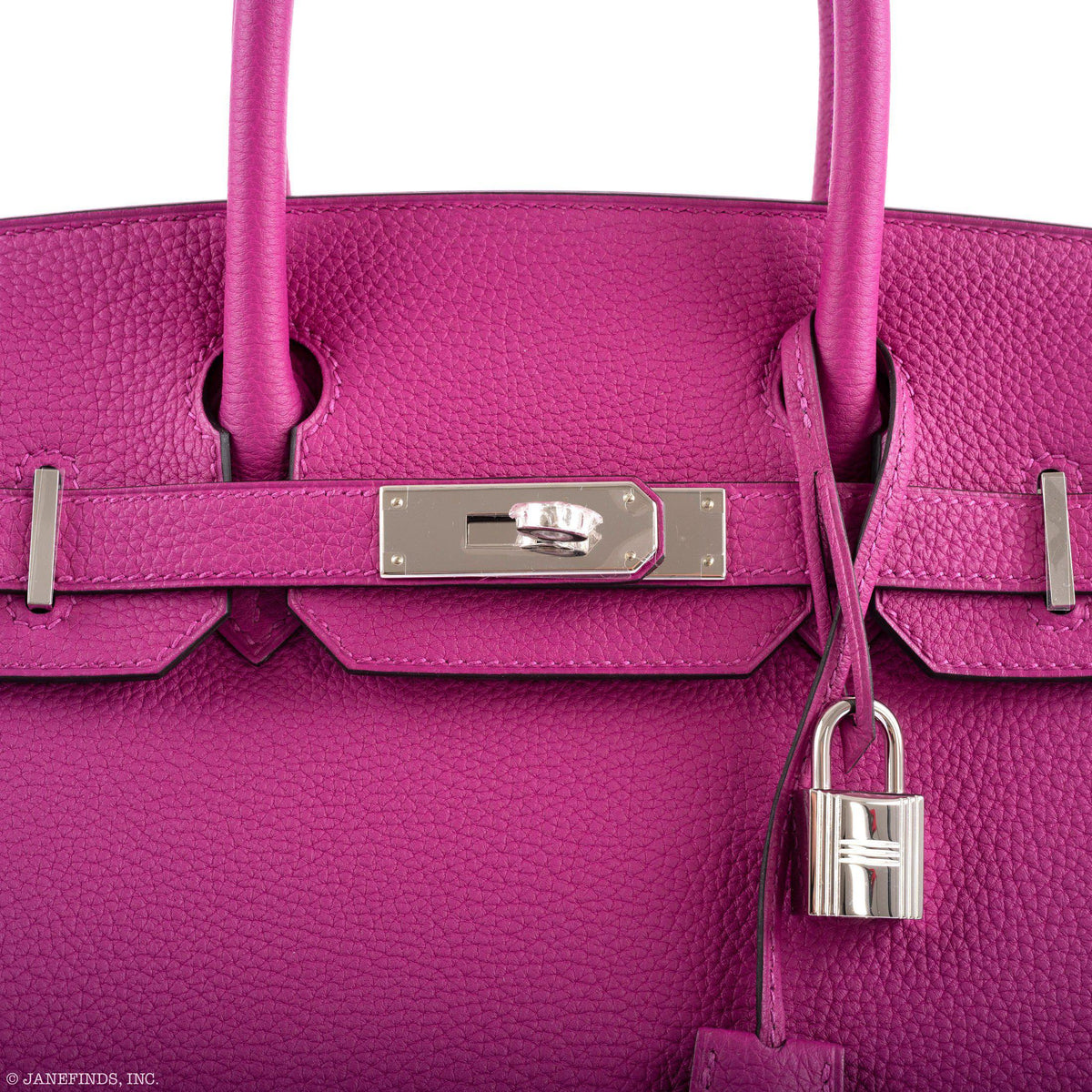 Hermes Birkin 30 Rose Pourpre Togo Palladium Hardware Hermes