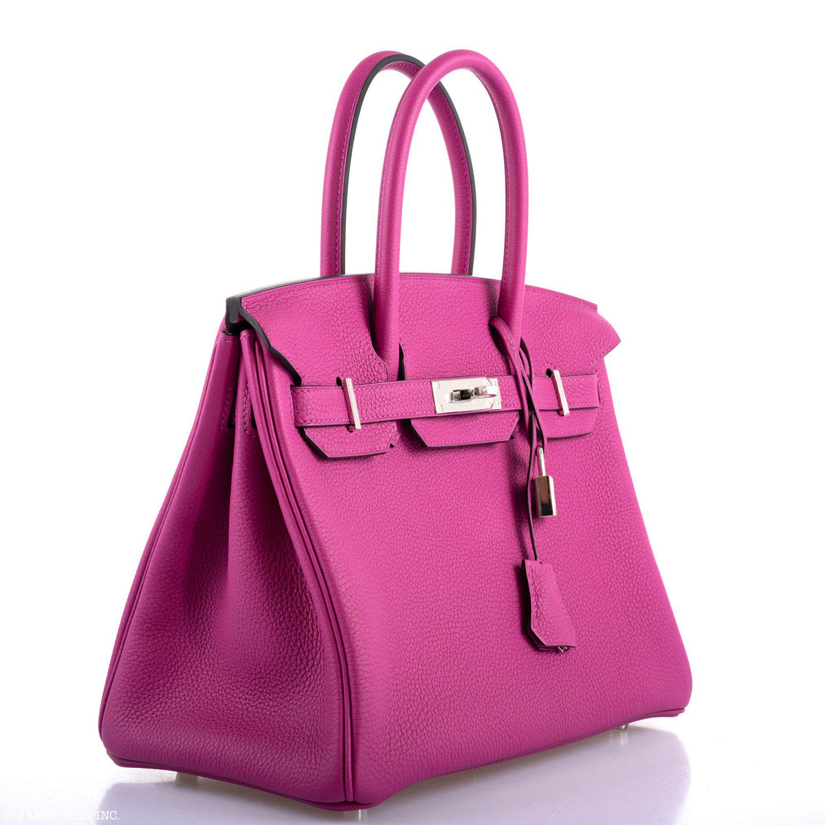 Hermes Birkin 30 Rose Pourpre Togo Palladium Hardware Hermes