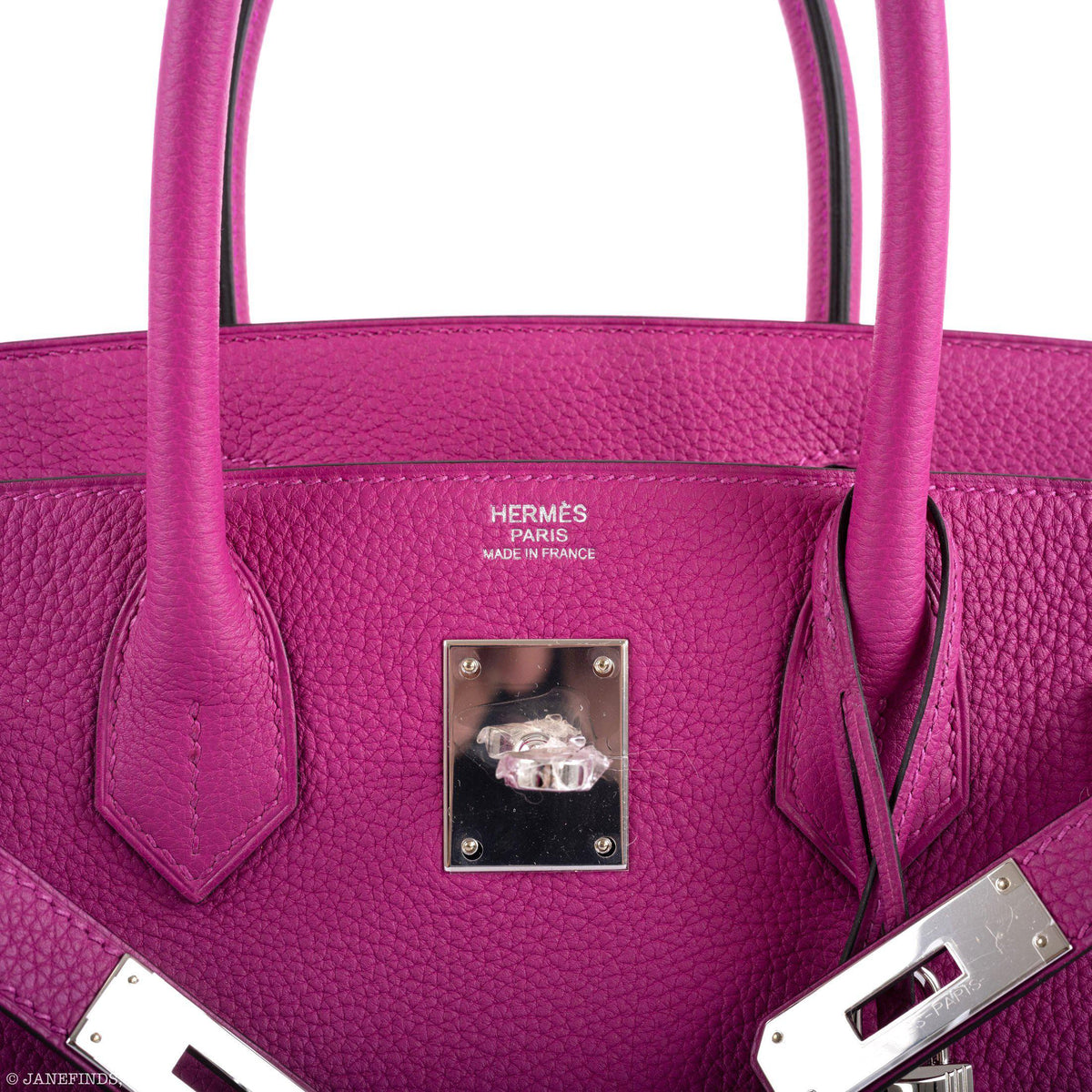 Hermes Birkin 30 Rose Pourpre Togo Palladium Hardware Hermes