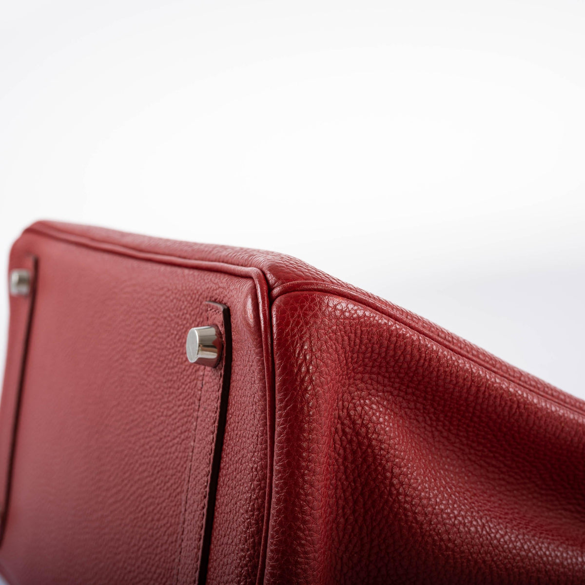 Hermes Birkin 30 Rouge Garance Togo with Palladium Hardware Hermes