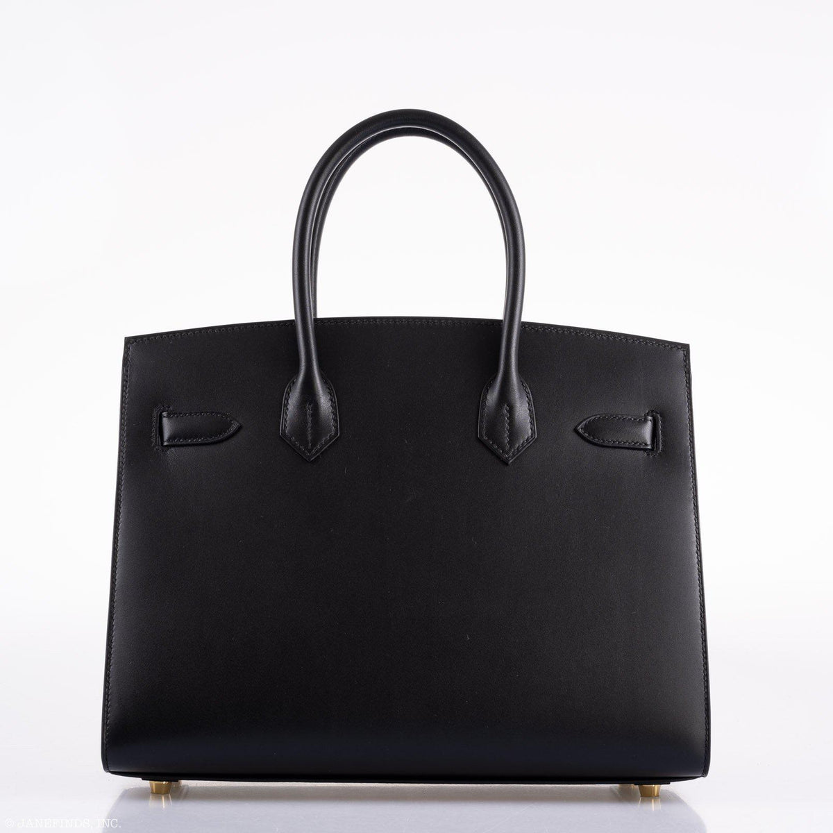 Hermes Birkin 30 Sellier Black Veau Monsieur Leather Gold Hardware Hermes