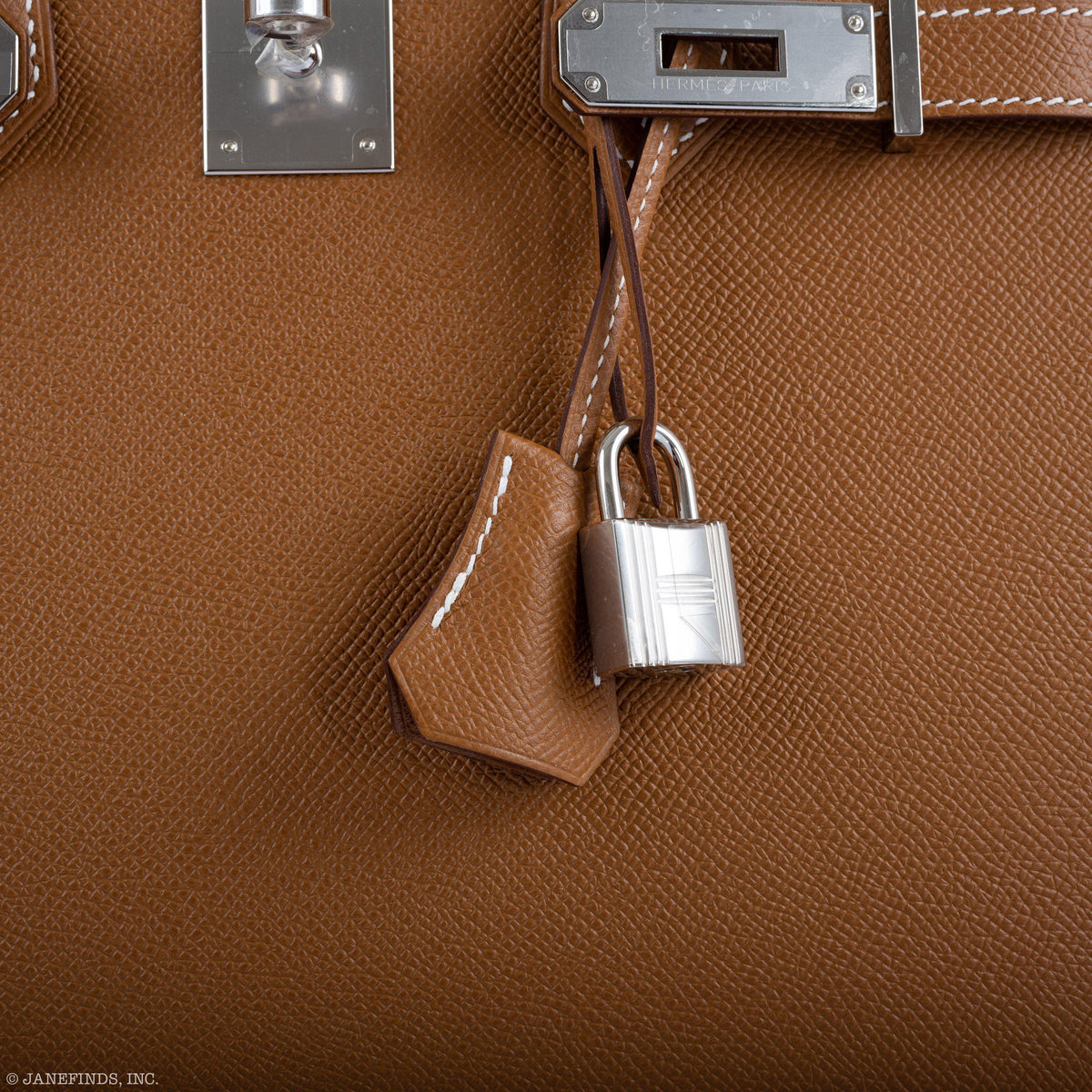 Hermes Birkin 30 Sellier Gold Madame Grain leather Palladium Hardware Hermes