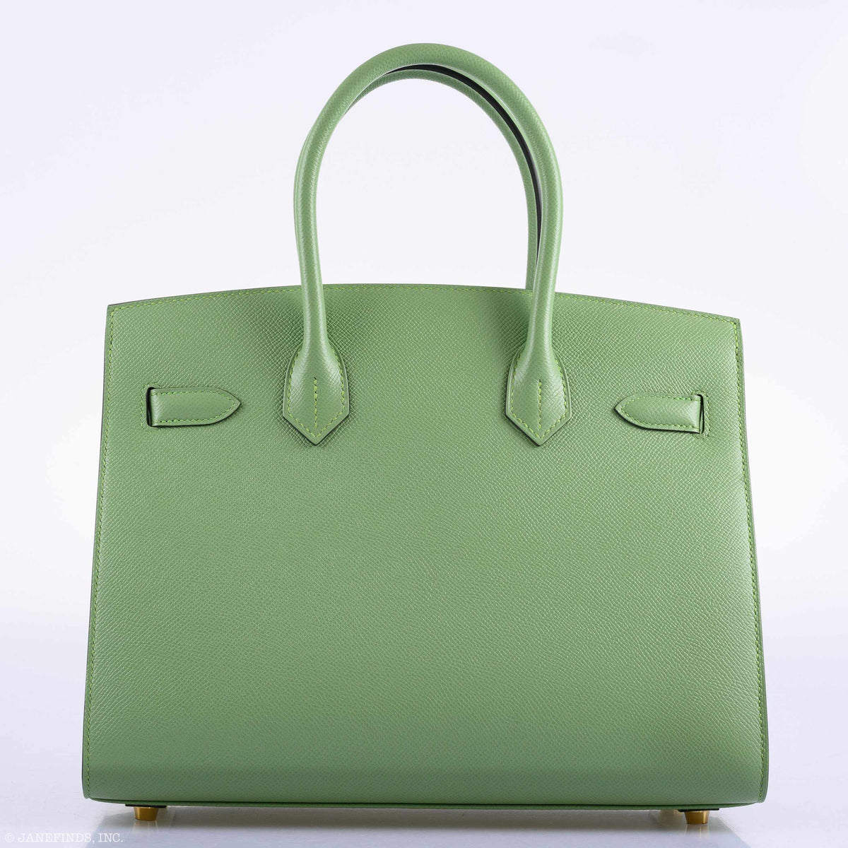 Hermes Birkin 30 Sellier Vert Criquet Madame Grain Gold Hardware Hermes