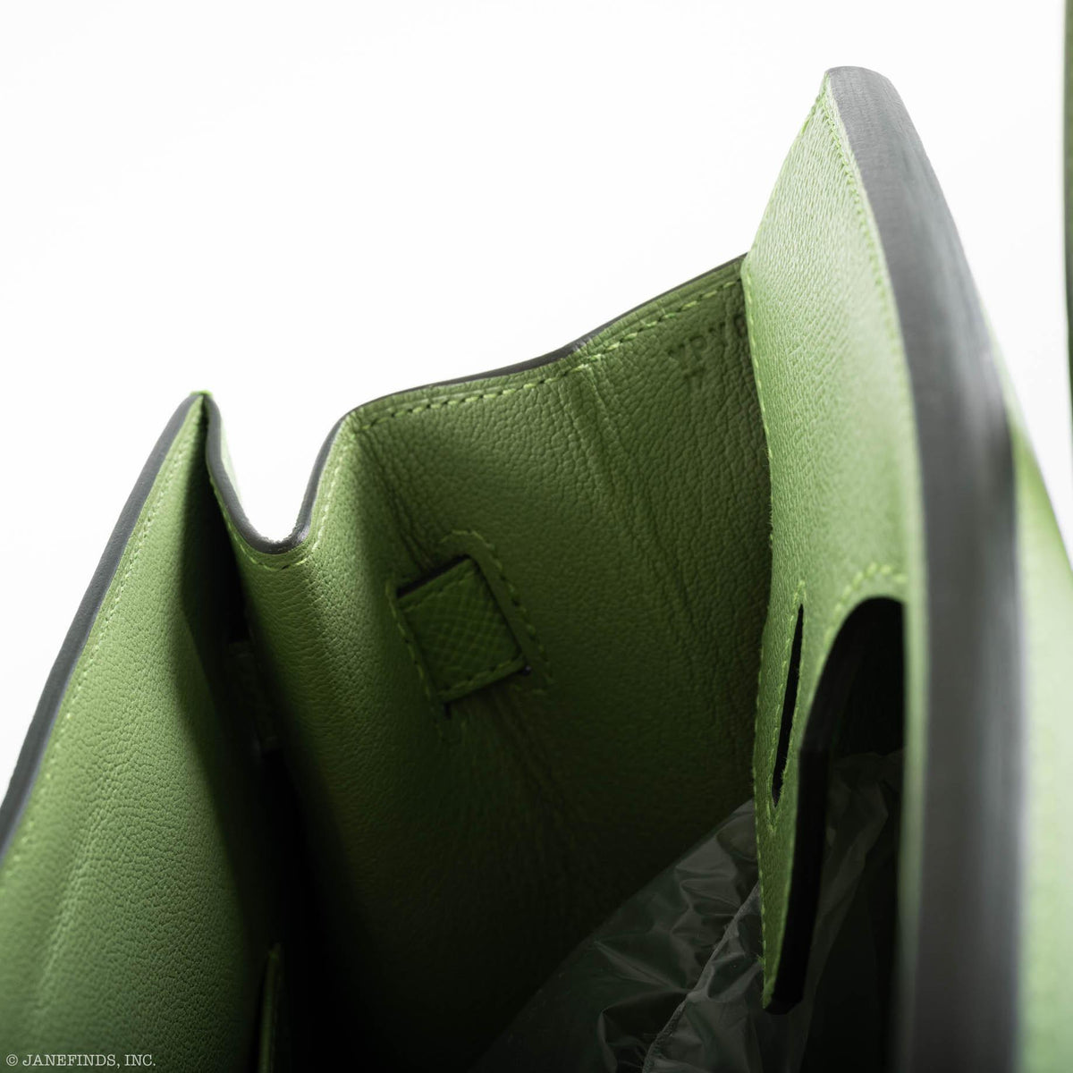 Hermes Birkin 30 Sellier Vert Criquet Madame Grain Palladium Hardware Hermes
