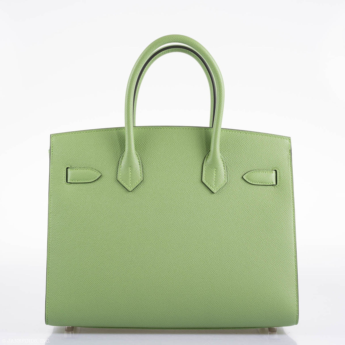 Hermes Birkin 30 Sellier Vert Criquet Madame Grain Palladium Hardware Hermes