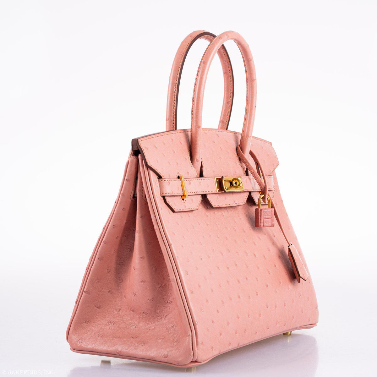 Hermes Birkin 30 Terre Cuite Ostrich Gold Hardware Hermes